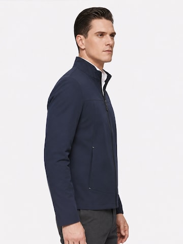 ALLTHEMEN Between-Season Jacket 'Windspur' in Blue