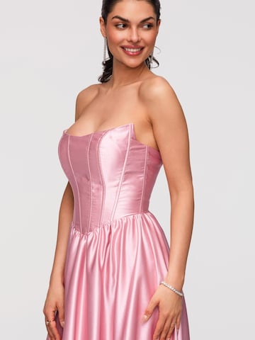 Ombre Evening dress in Pink