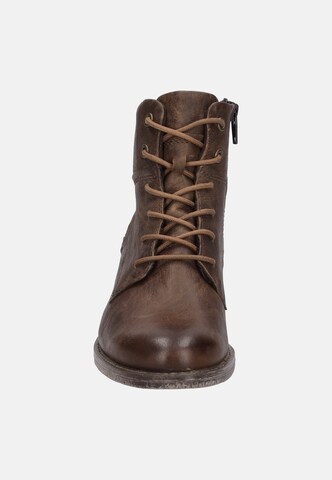JOSEF SEIBEL Lace-up bootie 'Sienna' in Brown