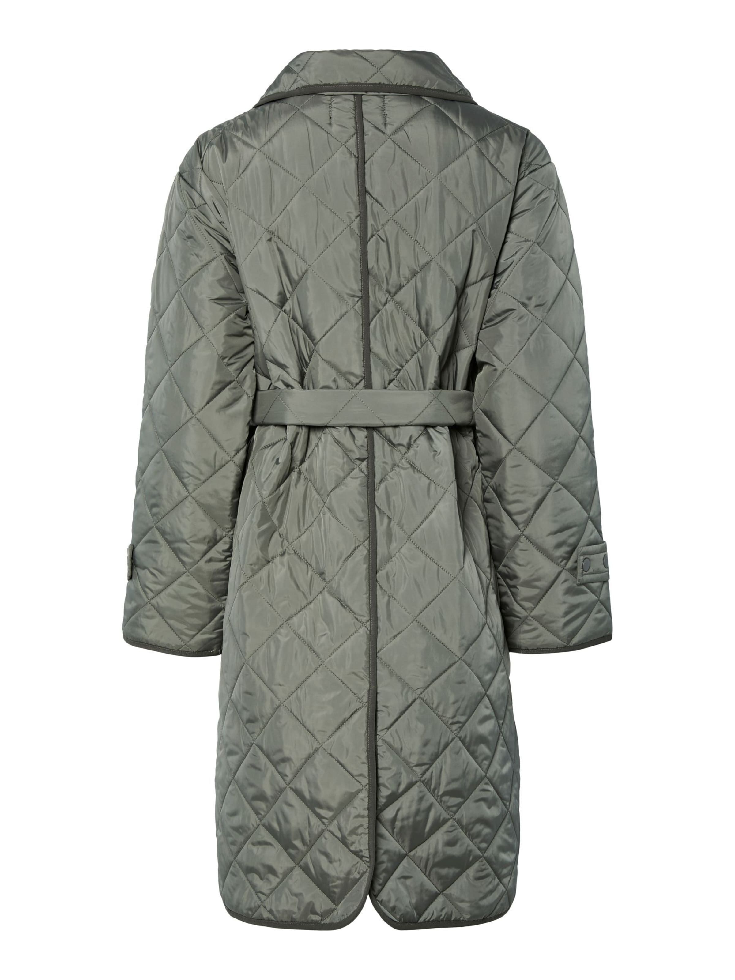 Manteau mi-saison PIECES en vert