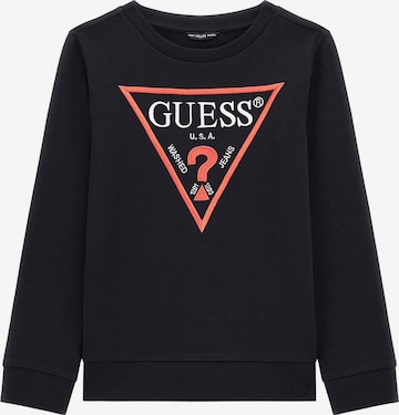 GUESS Sweatshirt 'Dreieck' in Black: front