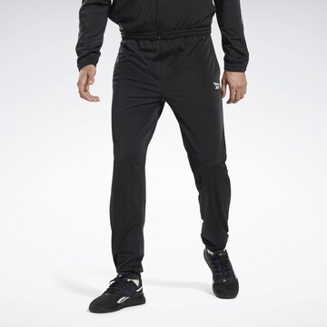 Reebok Tapered Sporthose in Schwarz: predná strana