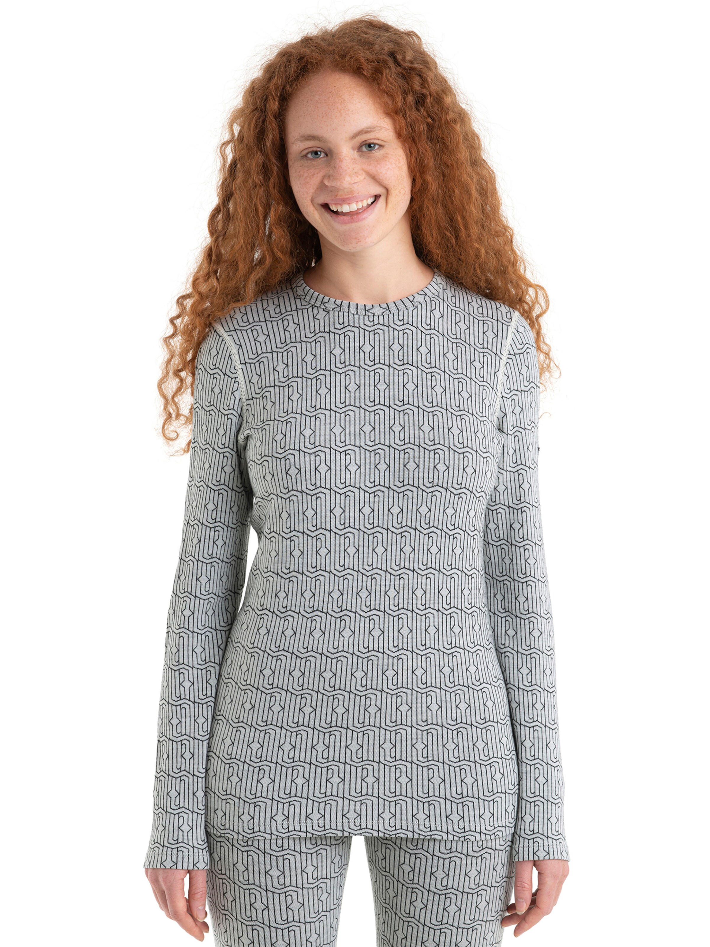 ICEBREAKERTehnička sportska majica 'Herenga' - siva boja: prednji dio