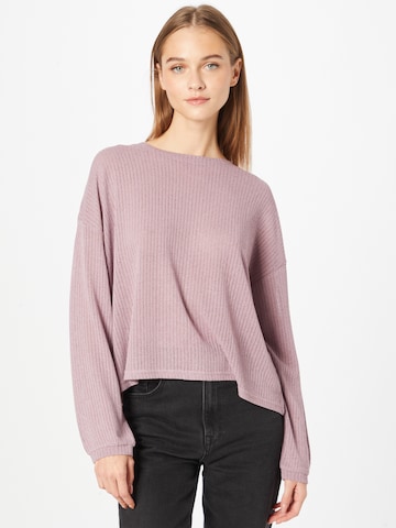 24COLOURS Sweter w kolorze fioletowy: przód