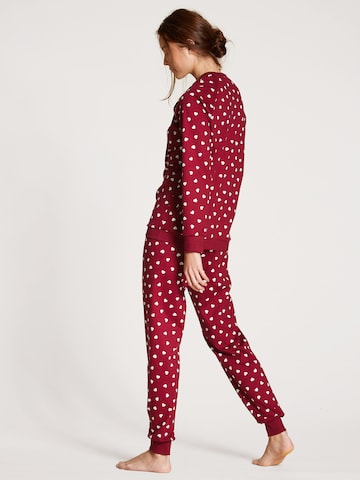 CALIDA Pyjama in Rot