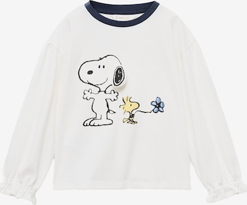 MANGO KIDS Paita 'SYEAR' värissä valkoinen: etupuoli