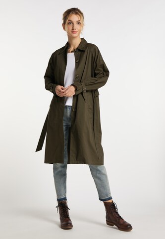 Manteau mi-saison 'Zitha' DreiMaster Vintage en vert