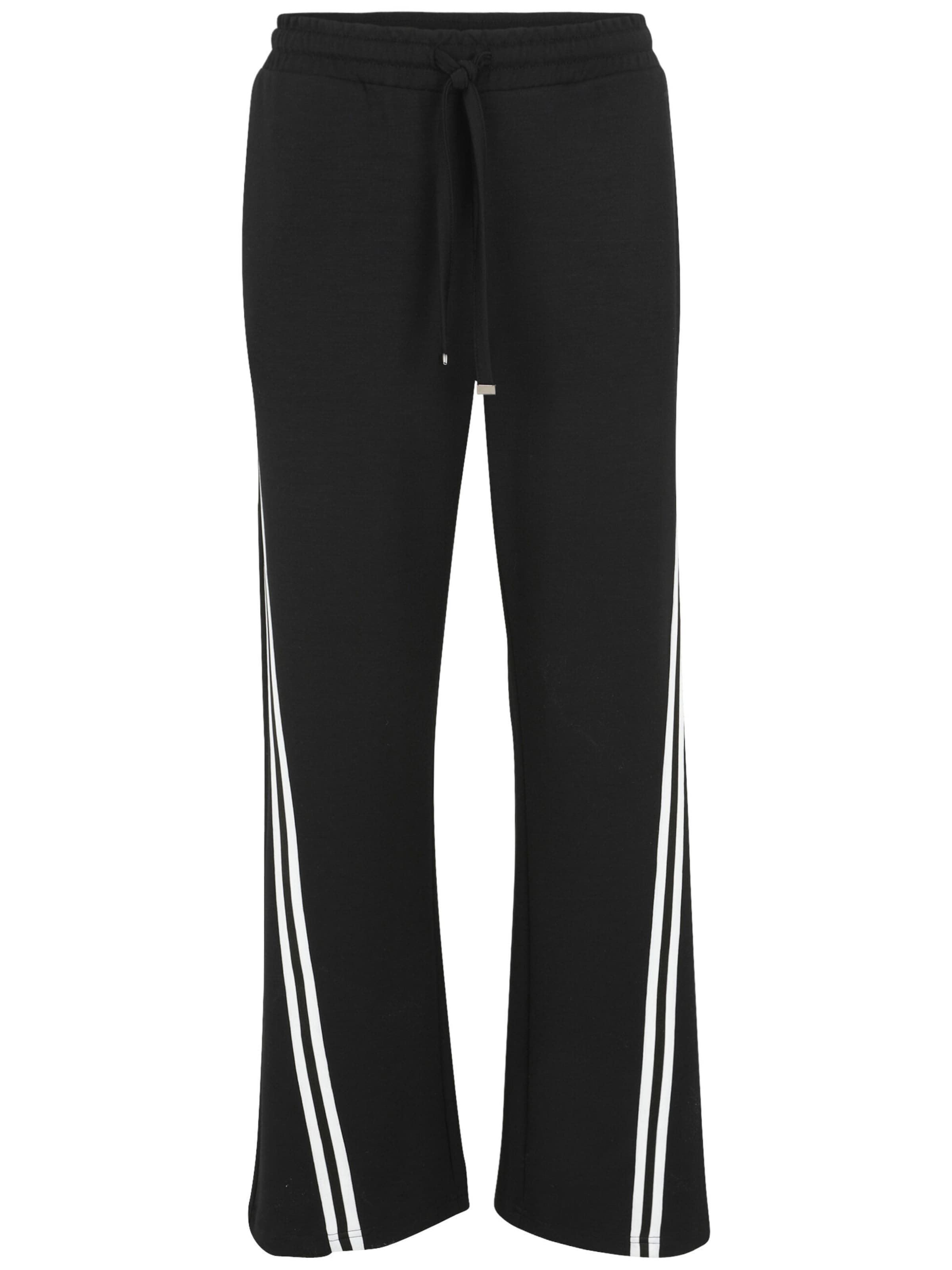 Doris Streich Loosefit Hose in Schwarz: Vorderseite