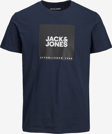 Jack & Jones Junior Koszulka 'Lock' w kolorze niebieski: przód