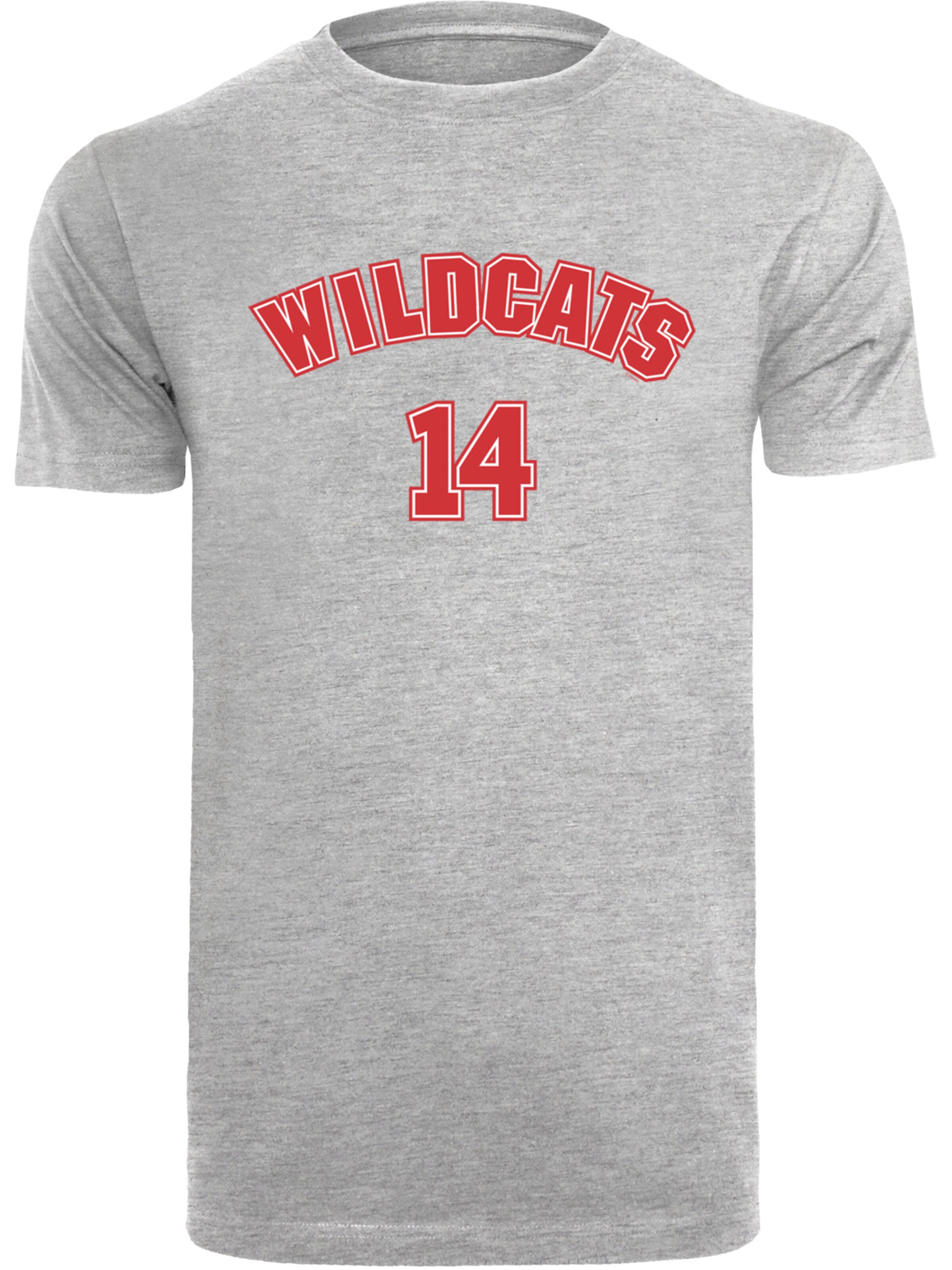 T-Shirt 'Disney High School Musical The Musical Wildcats 14' F4NT4STIC en gris : devant