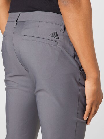 ADIDAS GOLF Slimfit Sportovní kalhoty – šedá