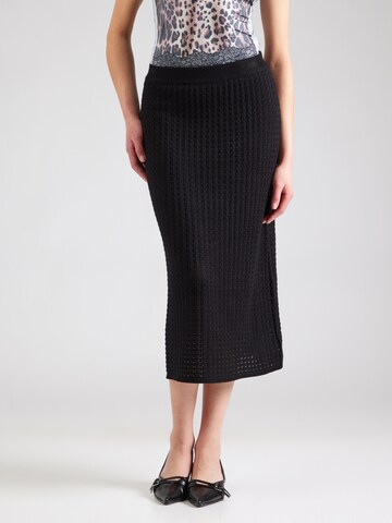 OBJECT - Falda 'OBJESTER' en negro: frente