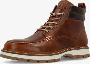 Boots MANFIELD en marron : devant