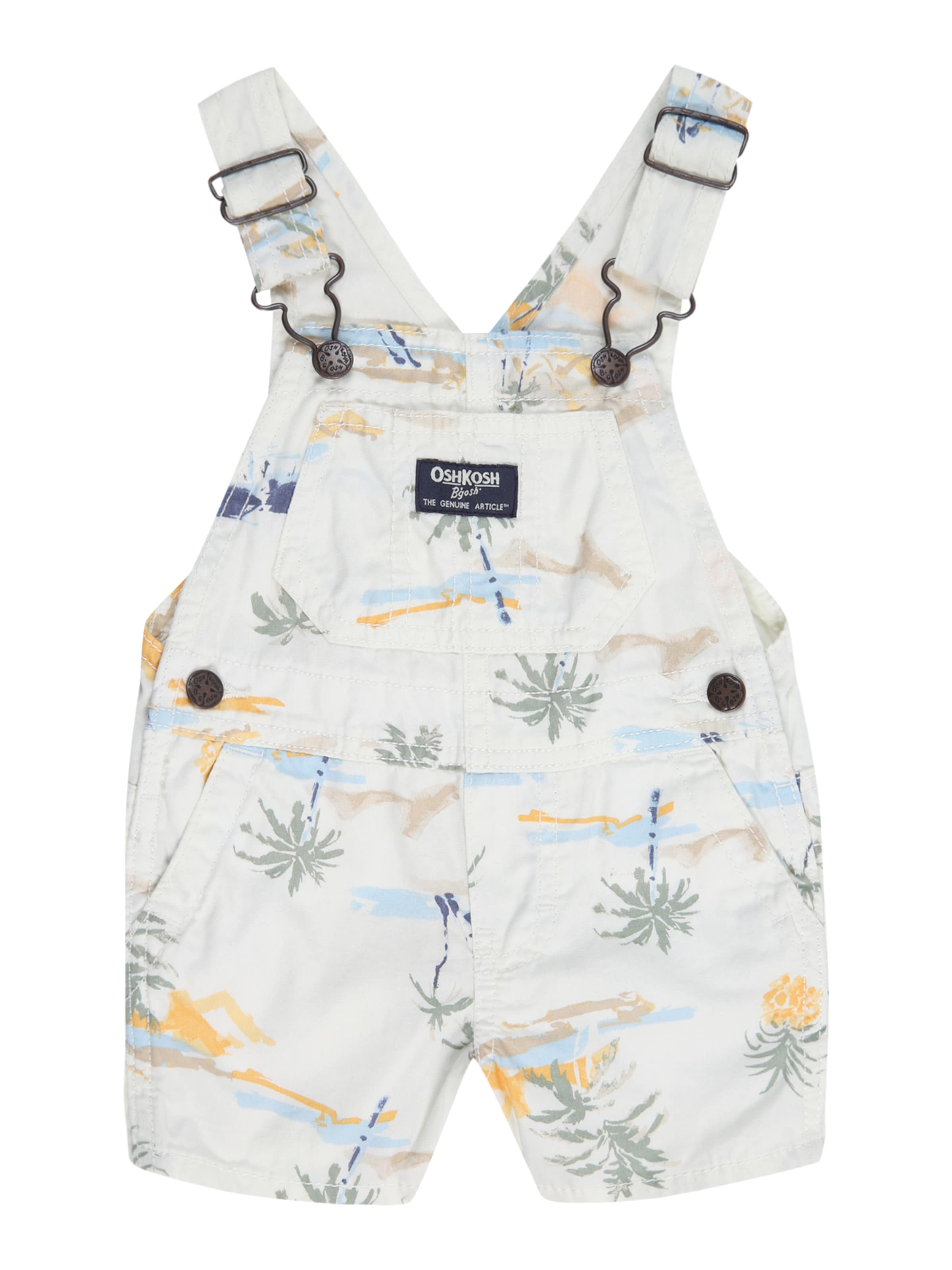 OshKosh Regular Tuinbroek in Beige: voorkant