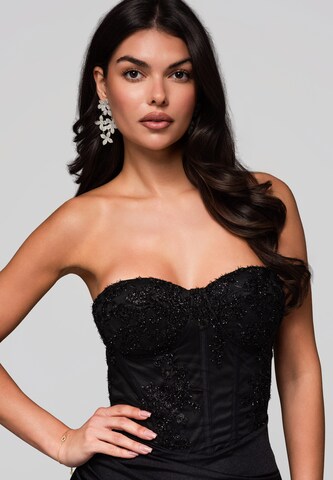 Ombre Kleid 'Serena' in Schwarz