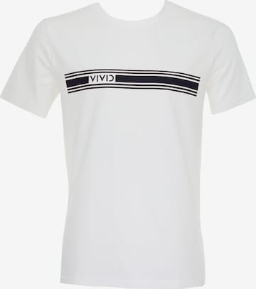 Maglietta di VIVID in bianco: frontale