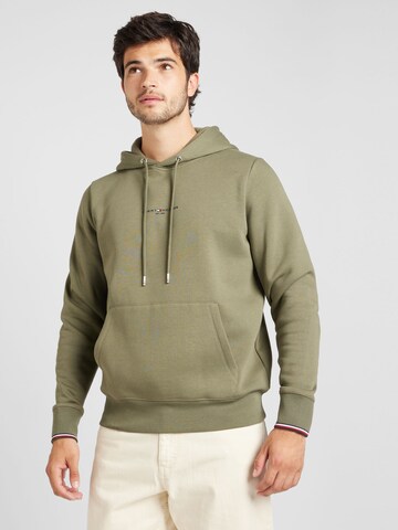 TOMMY HILFIGER Свитшот в Зеленый: спереди