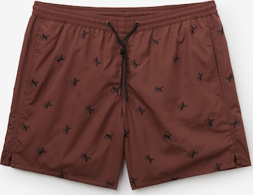 CALZEDONIA Badeshorts in Braun: Vorderseite