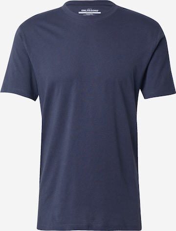T-Shirt 'ONSMax' Only & Sons en bleu : devant