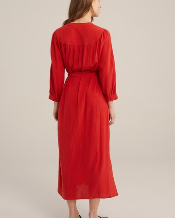 Robe-chemise WE Fashion en rouge