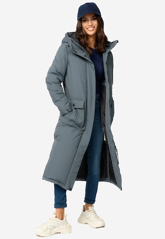 Manteau d’hiver 'Wolkenfrost XIV' NAVAHOO en bleu : devant