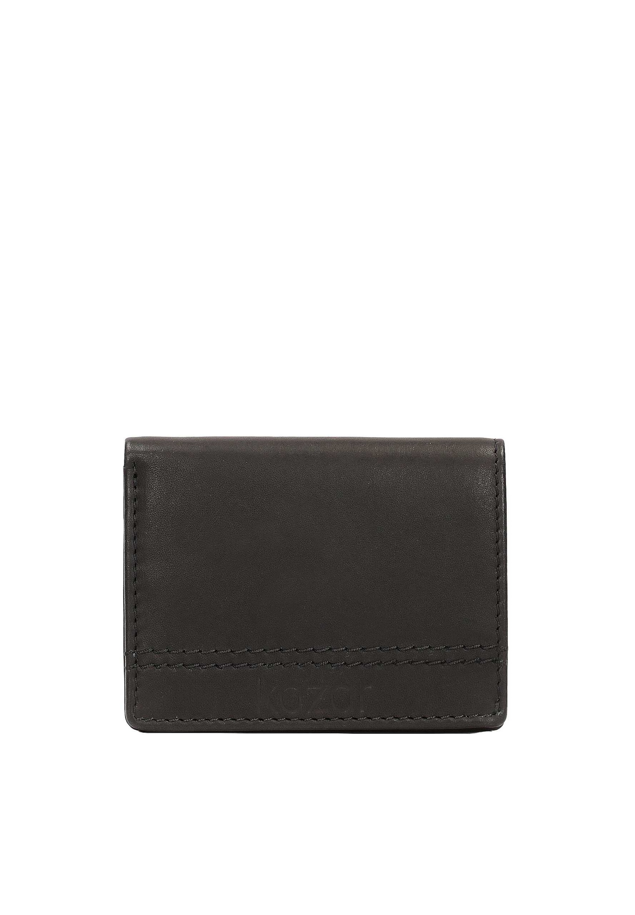 Porte-monnaies Kazar en noir : devant