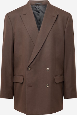 TOPMAN Regular fit Suit Jacket in Brown: front
