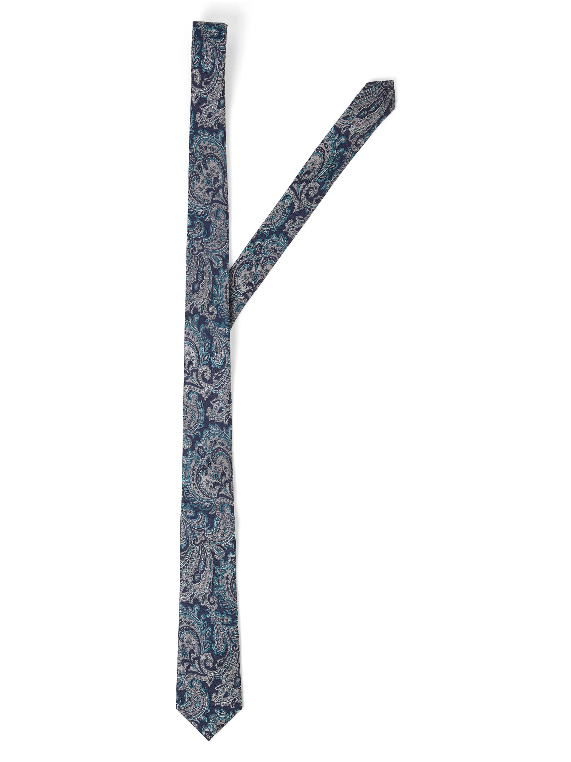 Andrew James Stropdas in Blauw: voorkant