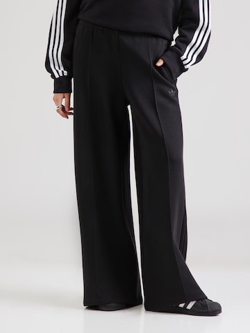 ADIDAS ORIGINALS Wide leg Παντελόνι 'SPACER 3S' σε μαύρο: μπροστά