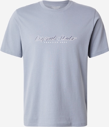 JACK & JONES Koszulka 'JORMONTAUK' w kolorze niebieski: przód