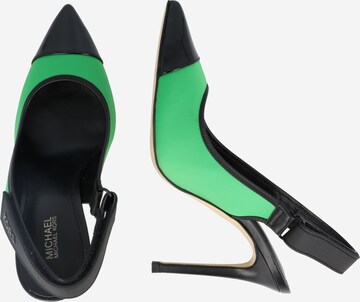 MICHAEL Michael Kors Γόβες slingback 'KOURTNEY' σε πράσινο