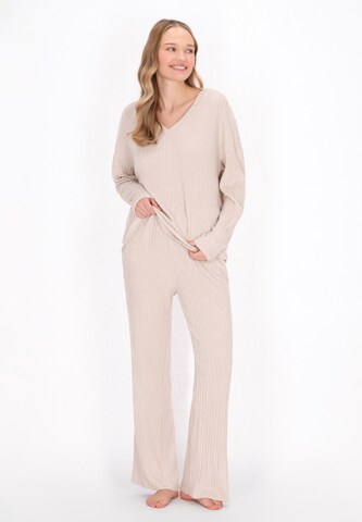 MYMO - Pijama en beige: frente