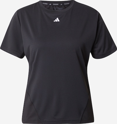ADIDAS PERFORMANCE Funksjonsskjorte 'Designed For Training' i svart / hvit, Produktvisning