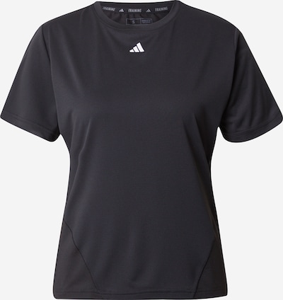 ADIDAS PERFORMANCE Funktionsshirt 'Designed for Training' in schwarz / weiß, Produktansicht
