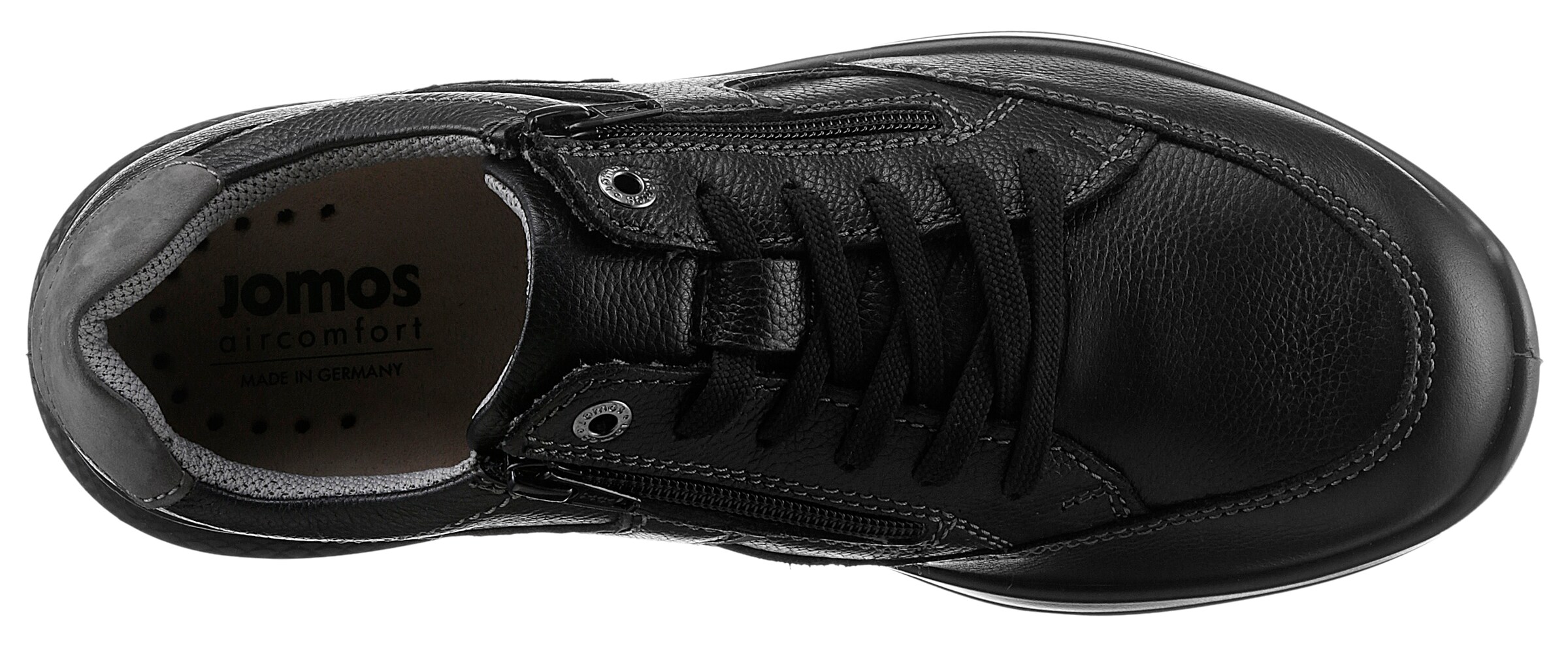 JOMOS Platform trainers in Black