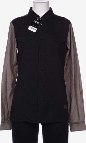 DKNY Button Up Shirt in XS in Brown: front