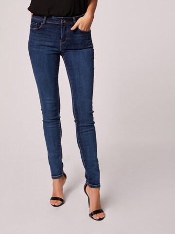 Morgan Skinny Jeans 'Pom' in Blauw: voorkant