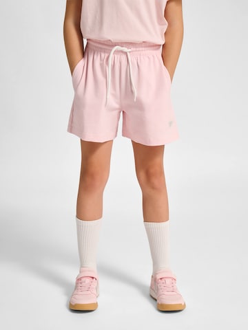 Hummel Loosefit Broek in Roze: voorkant