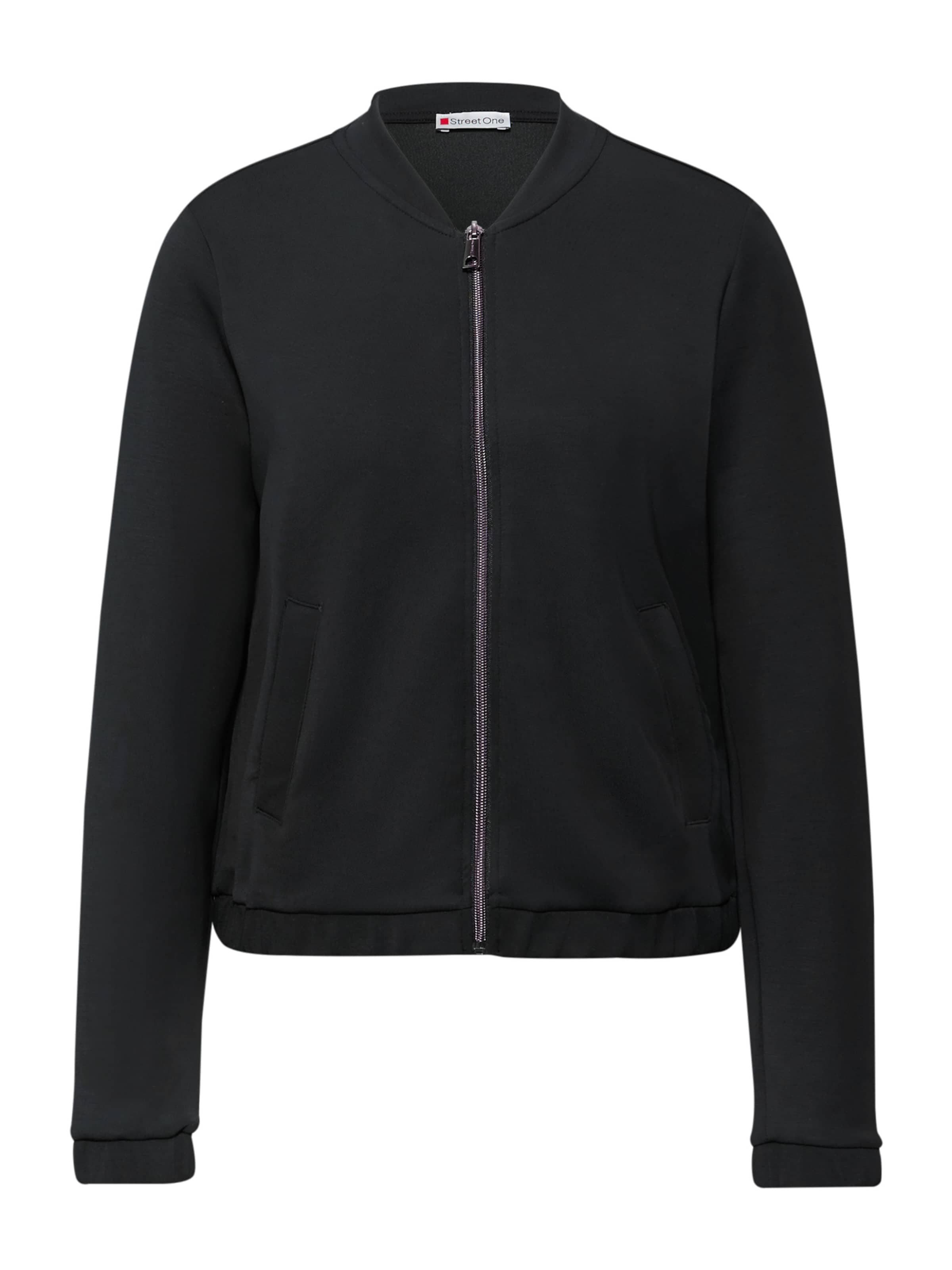 STREET ONE Mikina – černá: přední strana