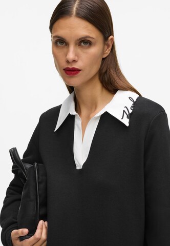 Karl LagerfeldSweater majica - crna boja