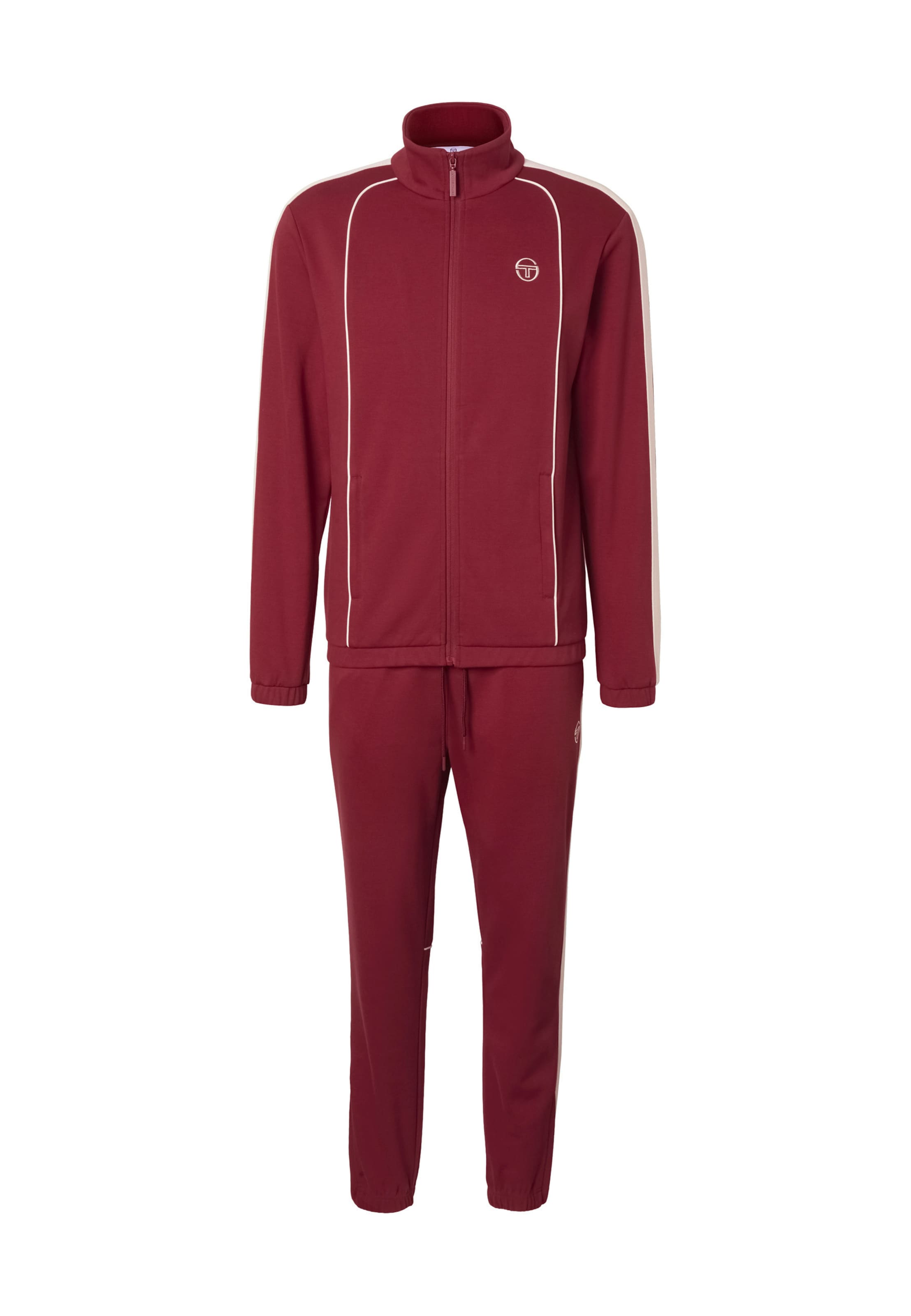 Completo per l'allenamento 'Egeo' di Sergio Tacchini in rosso: frontale