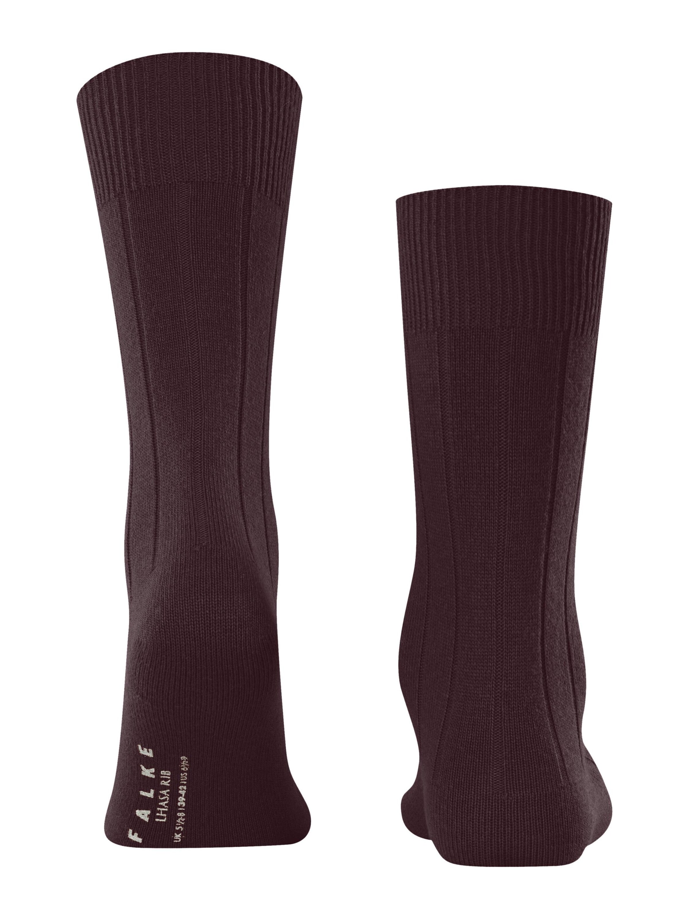 FALKE Socks 'Lhasa Rib' in Red