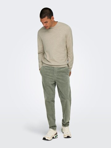 Only & Sons - Tapered Pantalón en verde