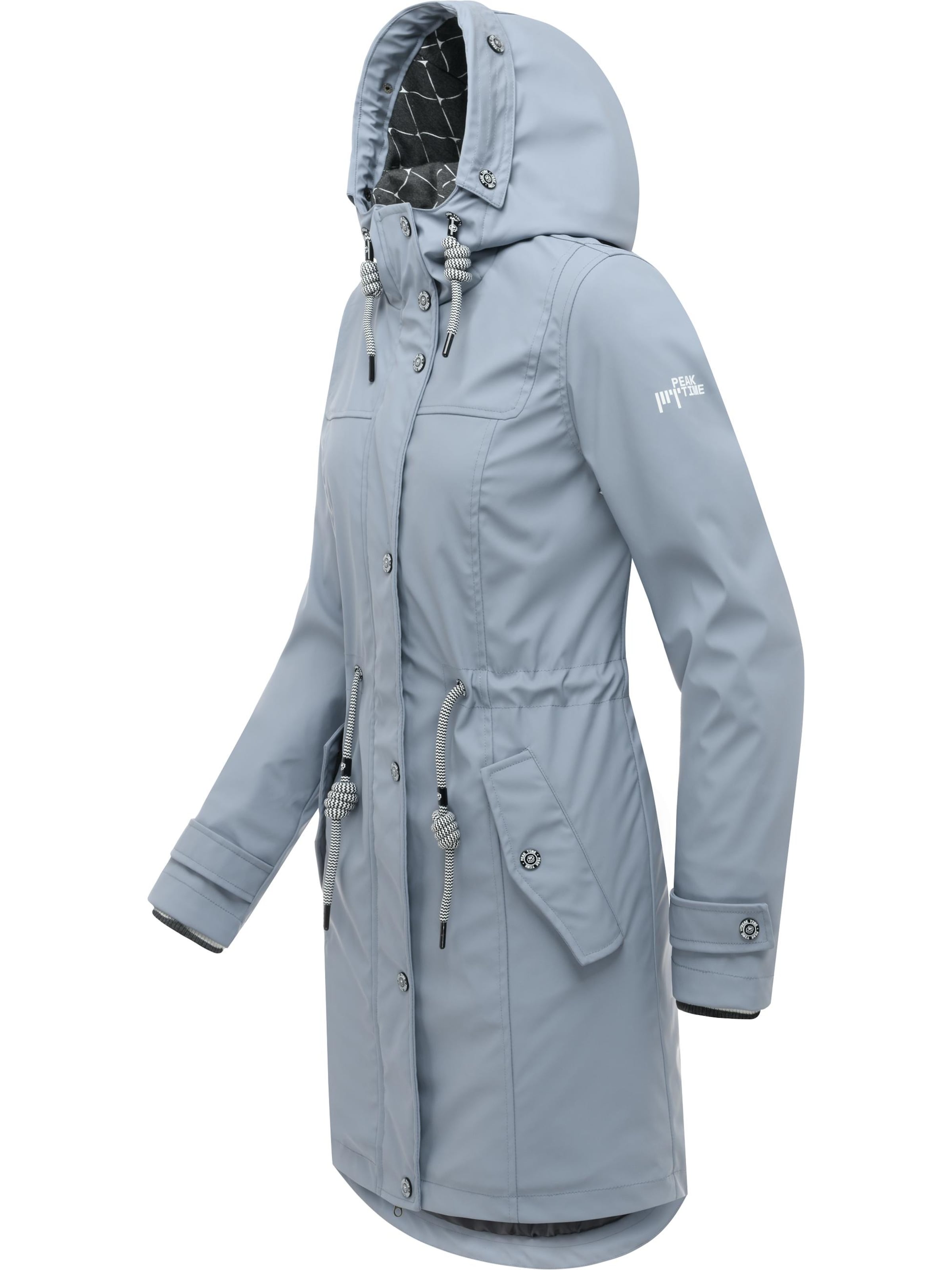 Manteau fonctionnel 'L60042' Peak Time en bleu