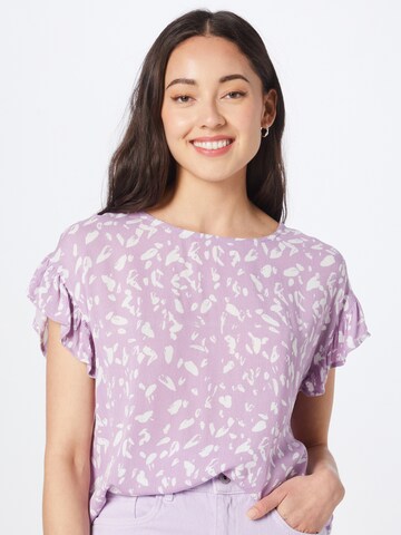 ICHI Bluse 'MARRAKECH' in Lila: Vorderseite