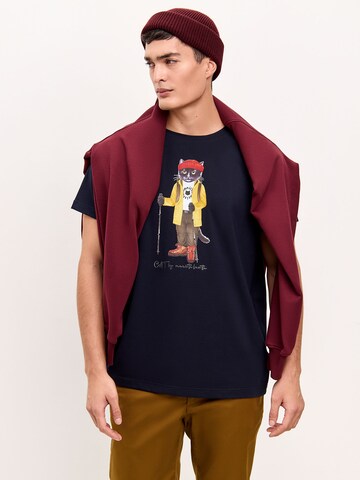 CAT by Maniita Lacitta Shirt in Blauw