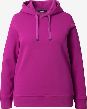 Pull-over Ulla Popken en rose : devant