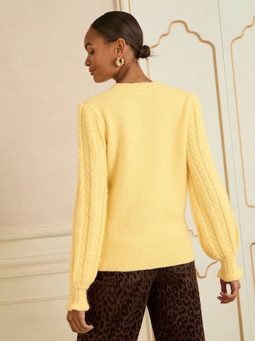 love & rosesPulover - žuta boja