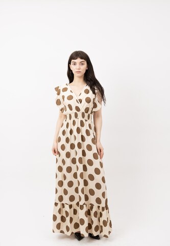 Elara Dress in Yellow: front