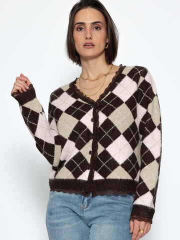 SASSYCLASSY Knit cardigan in Brown